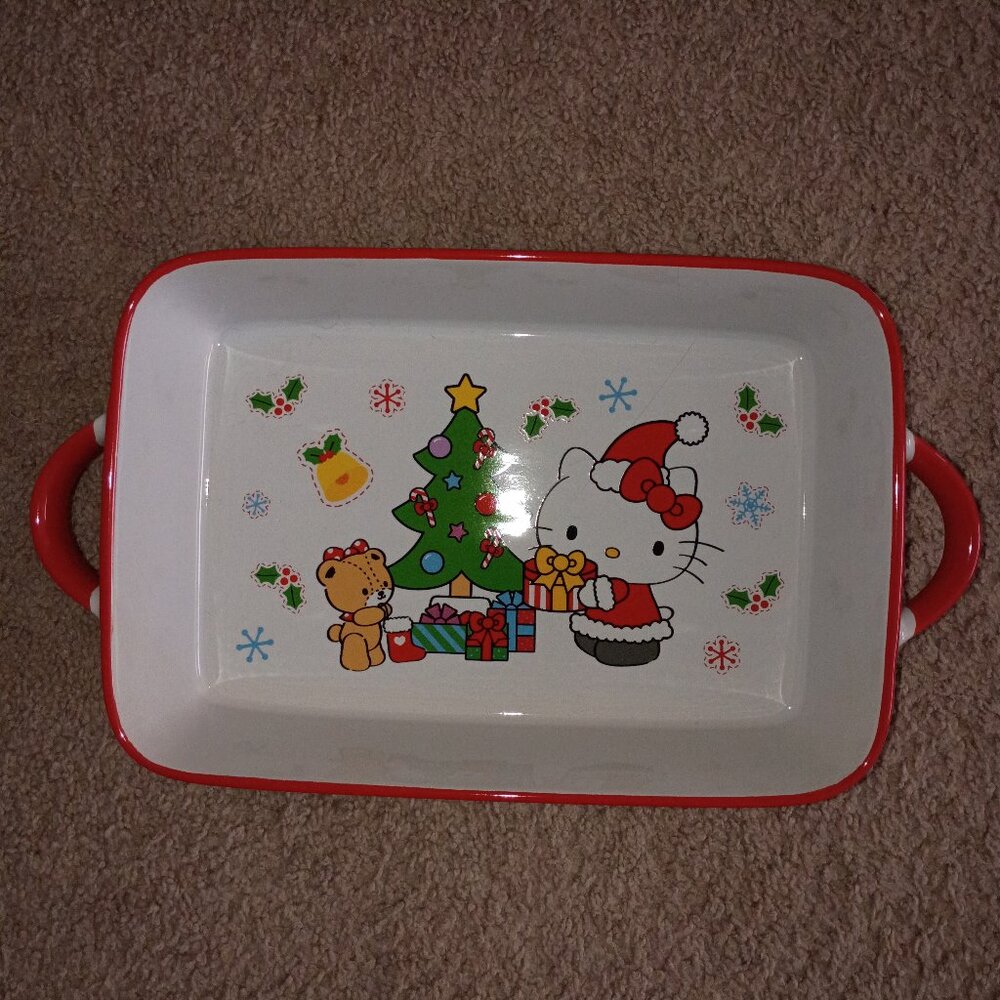 NIB hello kitty 8x12 ceramic baker